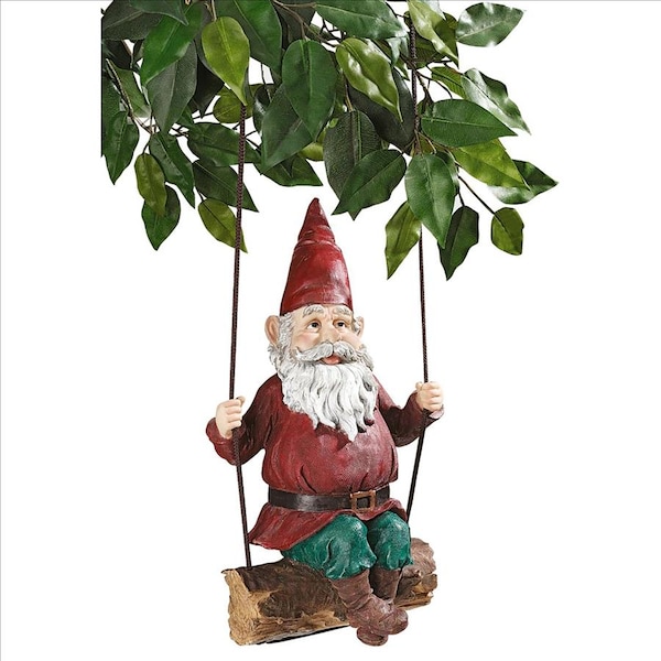 Sammy The Swinging Gnome Statue